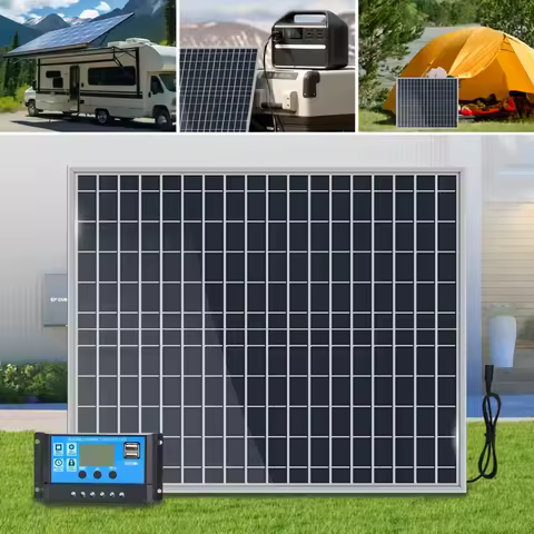 All-in-One 1000W Solar Charger Kit &ndash; 12V Portable Power Bank with 100A Regulator for Home, Caravan &amp; Outdoor Adventures
