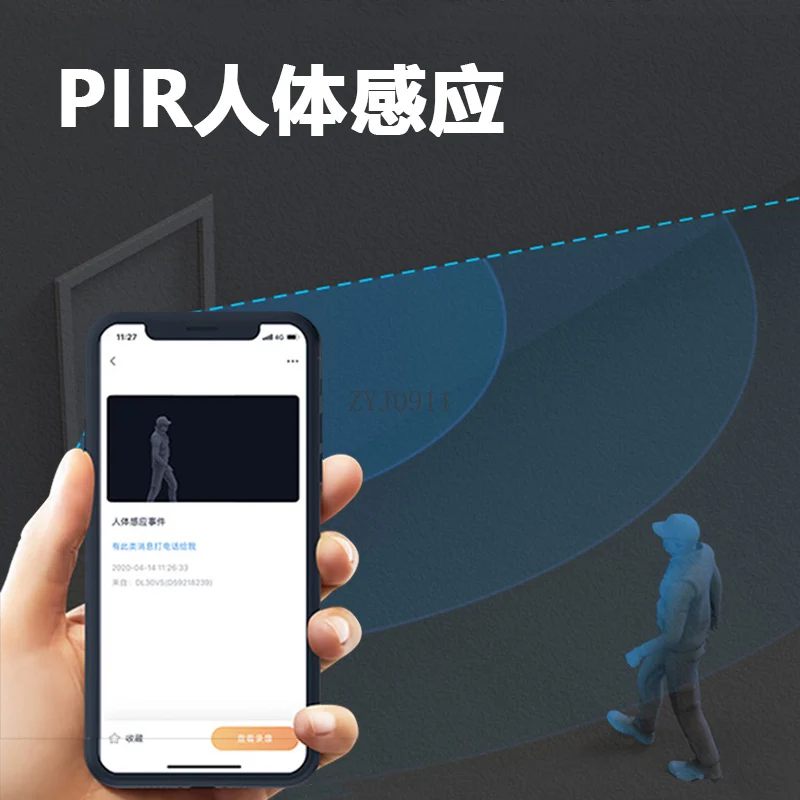 *DP2C Smart Cat Eye Handy Fernüberwachung Home Video Türklingel Kamera Türklingel