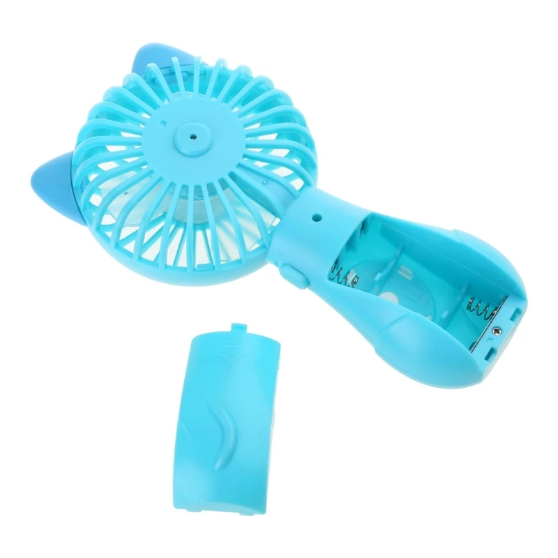 Travel Portable Fan Handheld Mini Fan AA-Battery Powered Super Mute Cooling Fan Dropship