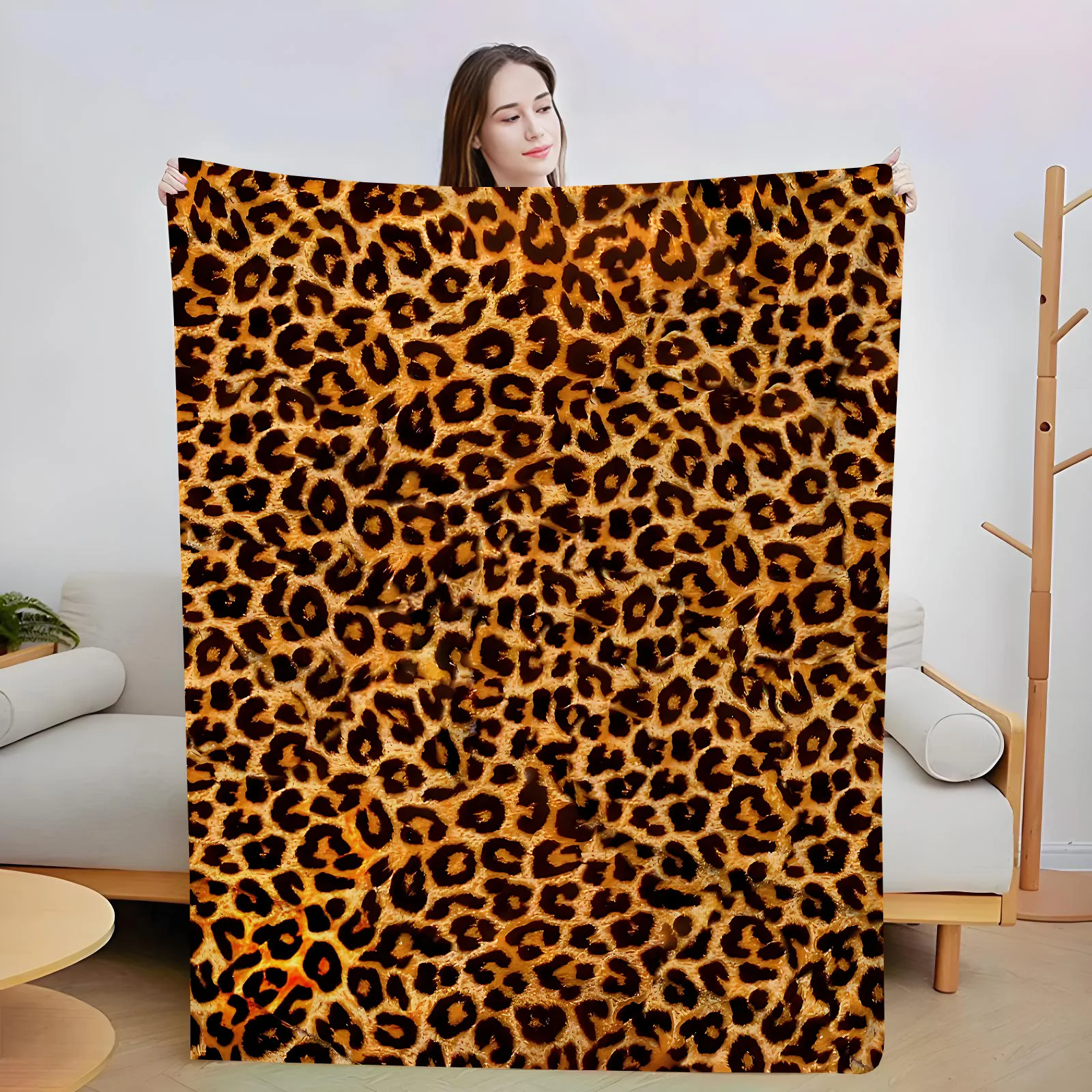 Leopard Print Wild Fashion Fla - Interior Design Warm recension och pris