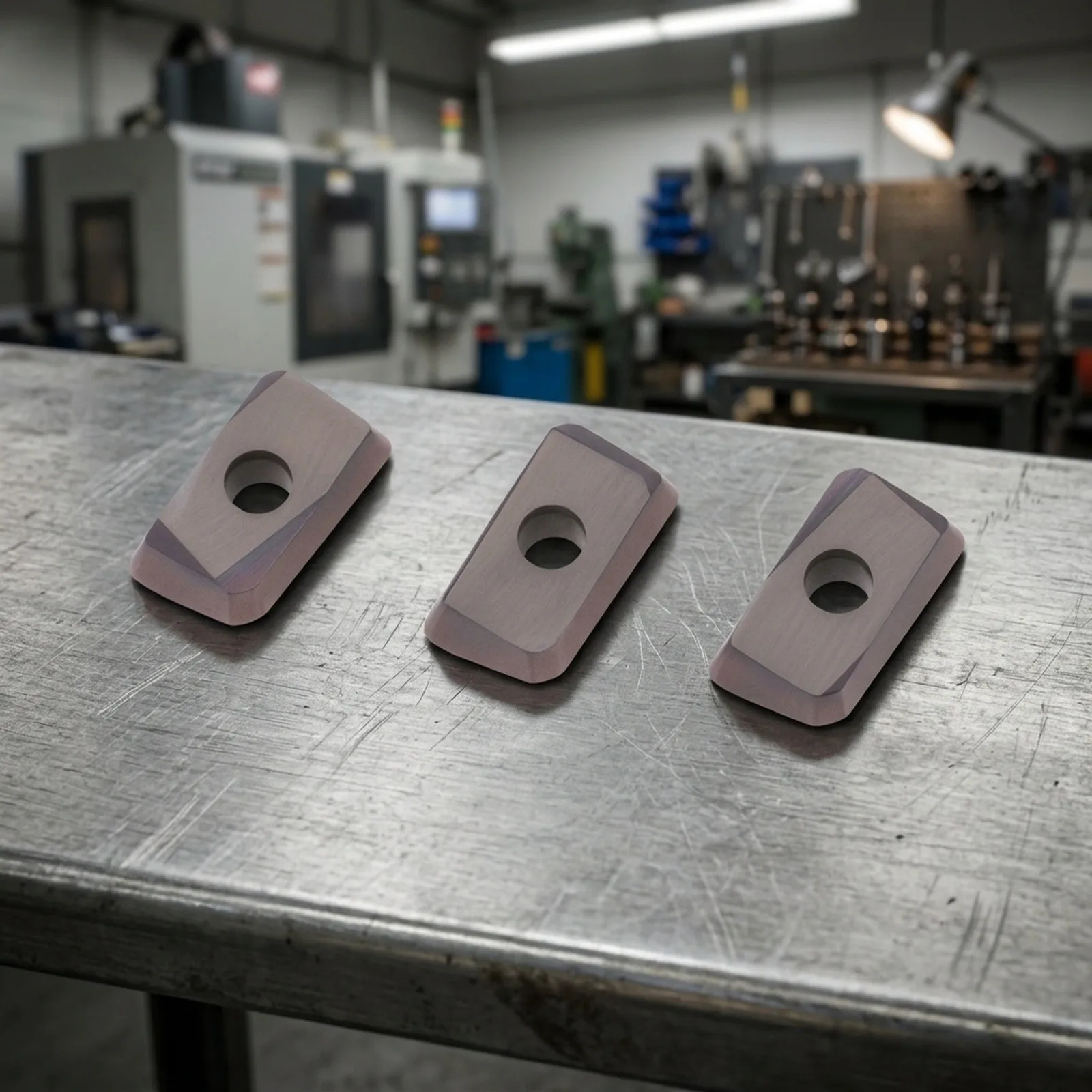 Carbide Inserts For Machining As Shown In The Figure CNC Milling Inserts Chip Breaking Control Continuous Processing