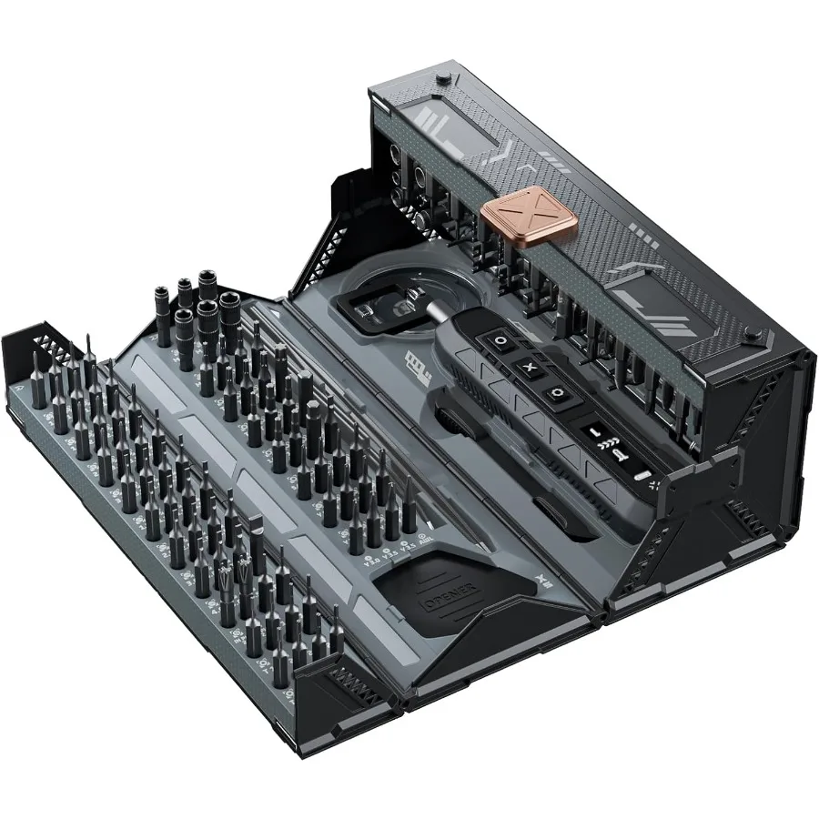 

Small Electric Screwdriver Set Smart 3 Torque Cordless Screwdriver Kit Compact Power Screwdrivers with 160 Precision Bit