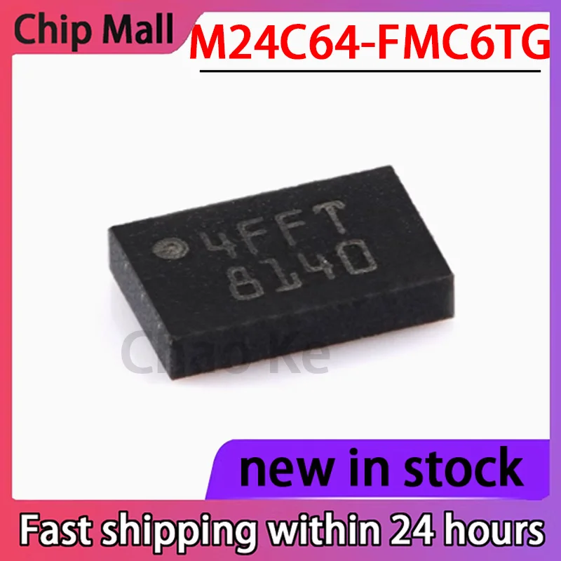 

10PCSM24C64-FMC6TG Package DFN-8 64Kbit Serial I2C Bus EEPROM Chip