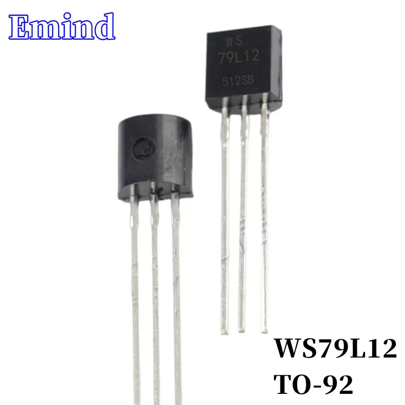 100/200/500/1000/2000Pcs WS79L12 79L12 DIP Low Dropout Regulator TO-92 LDO 3-terminal Regulator IC