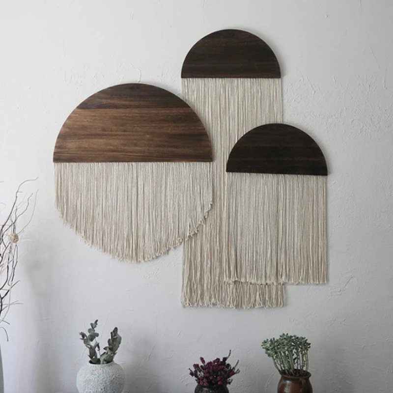 

Nordic Wall Accents Simple Modern Aesthetic Room Decoration Elegant Minimalist Wooden Wall Ornament Living Room Bedroom Decor