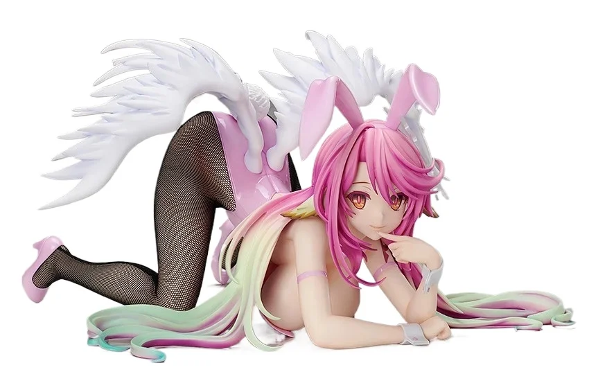 

FREEing B-style Jibril Bare Leg Bunny Ver. 1/4 Scale 18+ Anime Sexy Bishoujo PVC Figure with Cloth Parts Action Figures toys