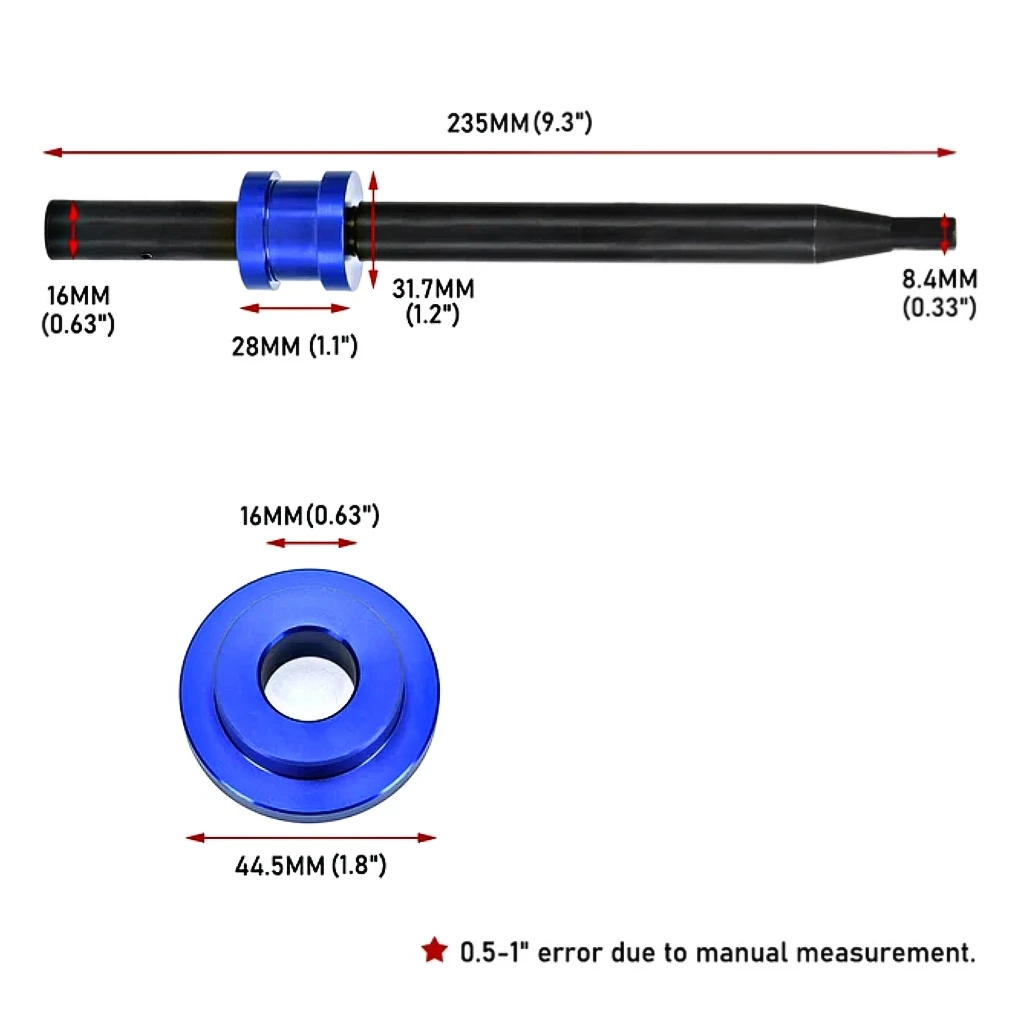 Oil Pump Primer Tool Aluminum Oil Pump Priming Tool Anti-rust For Chevy V6 V8 Engine Small Big Block For Chevy 283 SBC 454 BBC