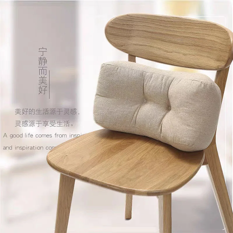 

New Thickened Multifunctional Cushion Waist Protection Linen Seat Cushion Nap Pillow