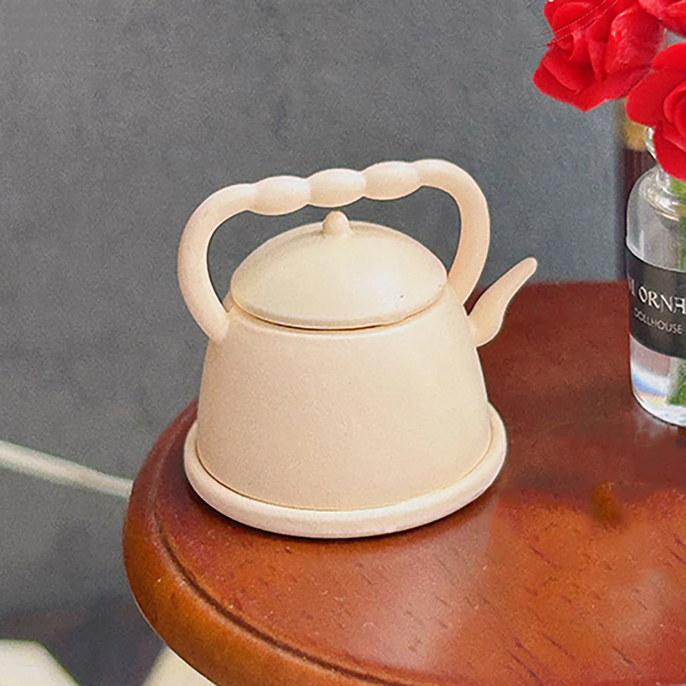 1 pz 1/12 accessori per casa delle bambole in miniatura metallo vintage teiera mini brocca per il latte bollitore giocattolo per la decorazione della casa delle bambole OB11 bjd