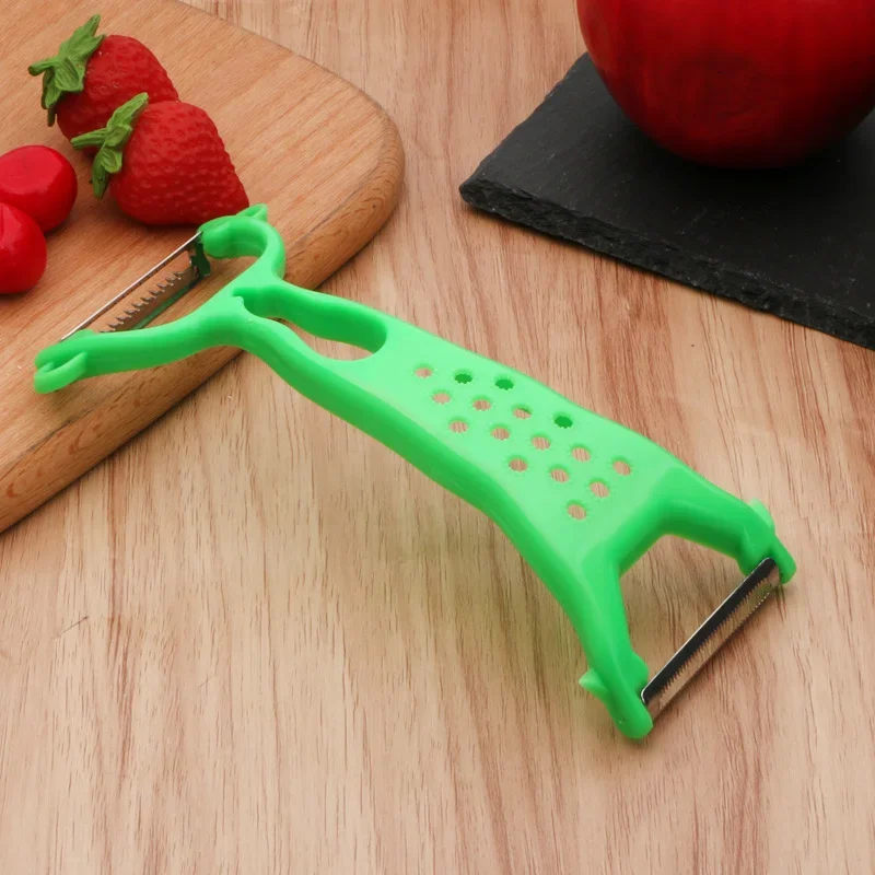 Hot Sale Multifunctional Peeler Vegetables Fruit Cutter Cucumber Carrot Potato Double Head Peelers Slicer Knife Kitchen Gadgets