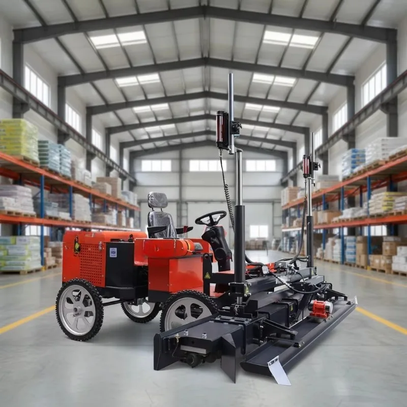 Laser Screed Automatic Concrete Floor Leveling Machine High Precision Laser Guided Hydraulic System Self Balancing Design