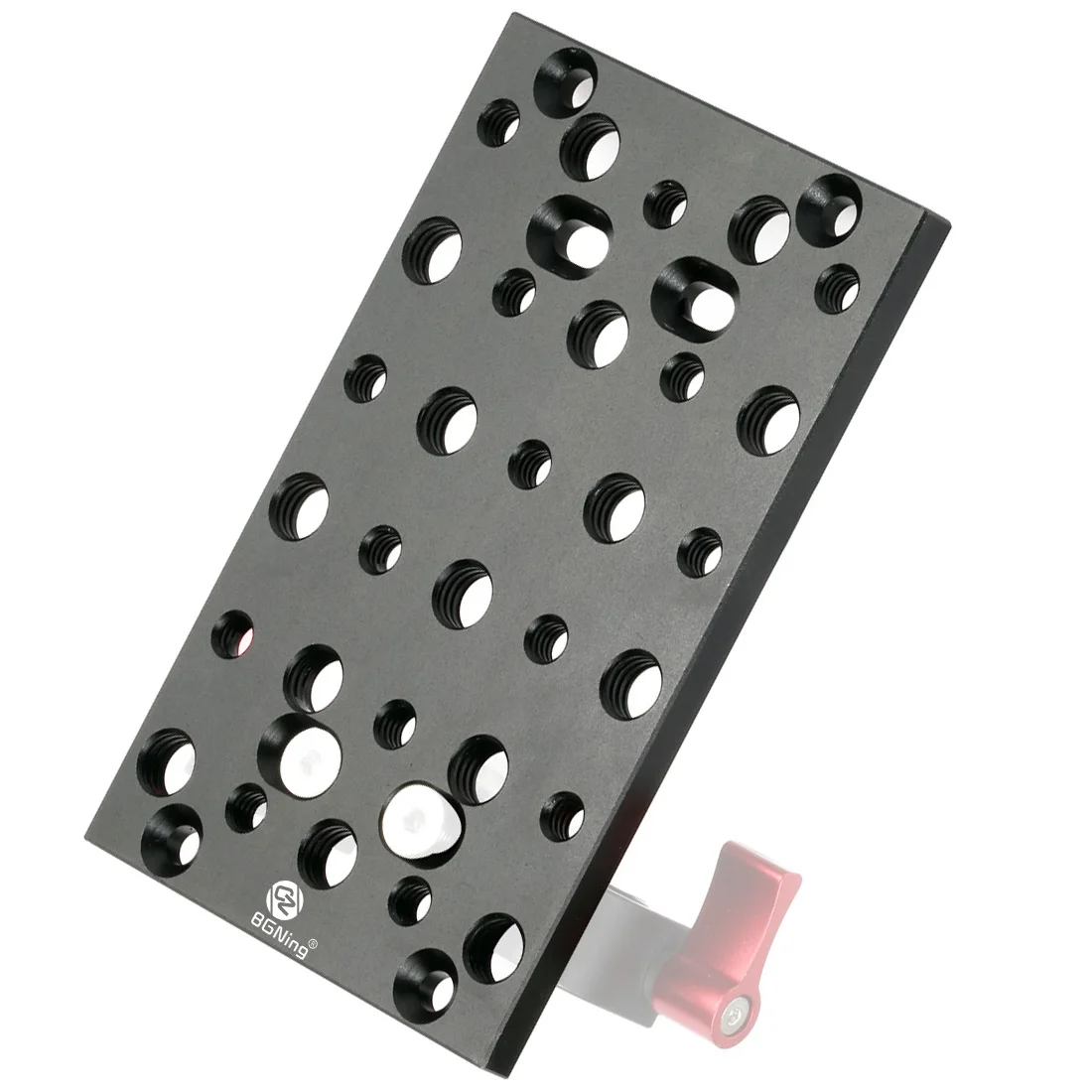 BGNing Schaltplatte Kamerahalterungsplatine SLR 1/4 3/8 Käseplatte für Schienenblöcke Schwalbenschwänze und kurze Stangen für Canon 5D2 5D3 5D4 – Detail 4