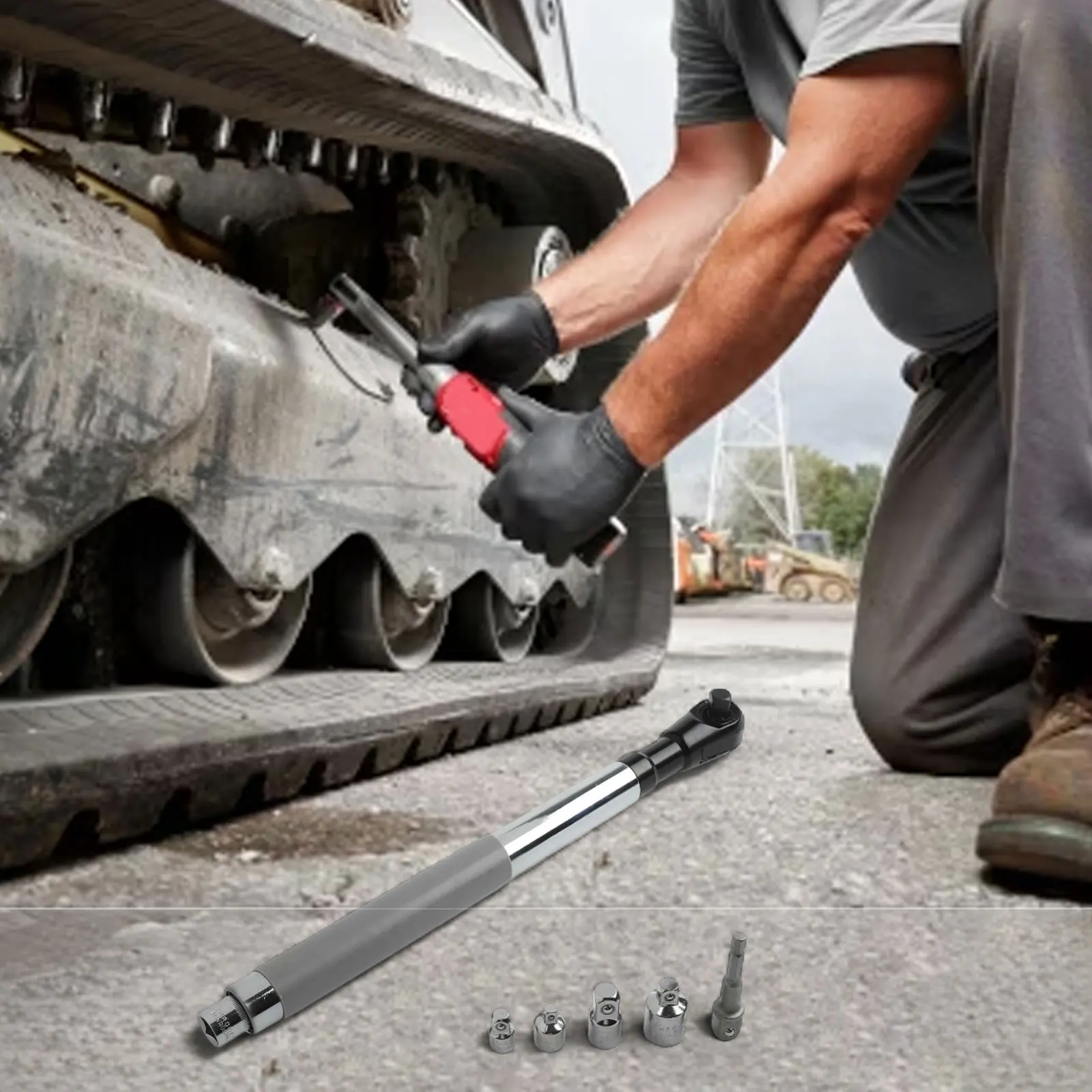 

Quick Change Wrench Slim Wrench Tool Automotive Repair Tasks Chrome Steel Wrench Extender Power Tool Accessory