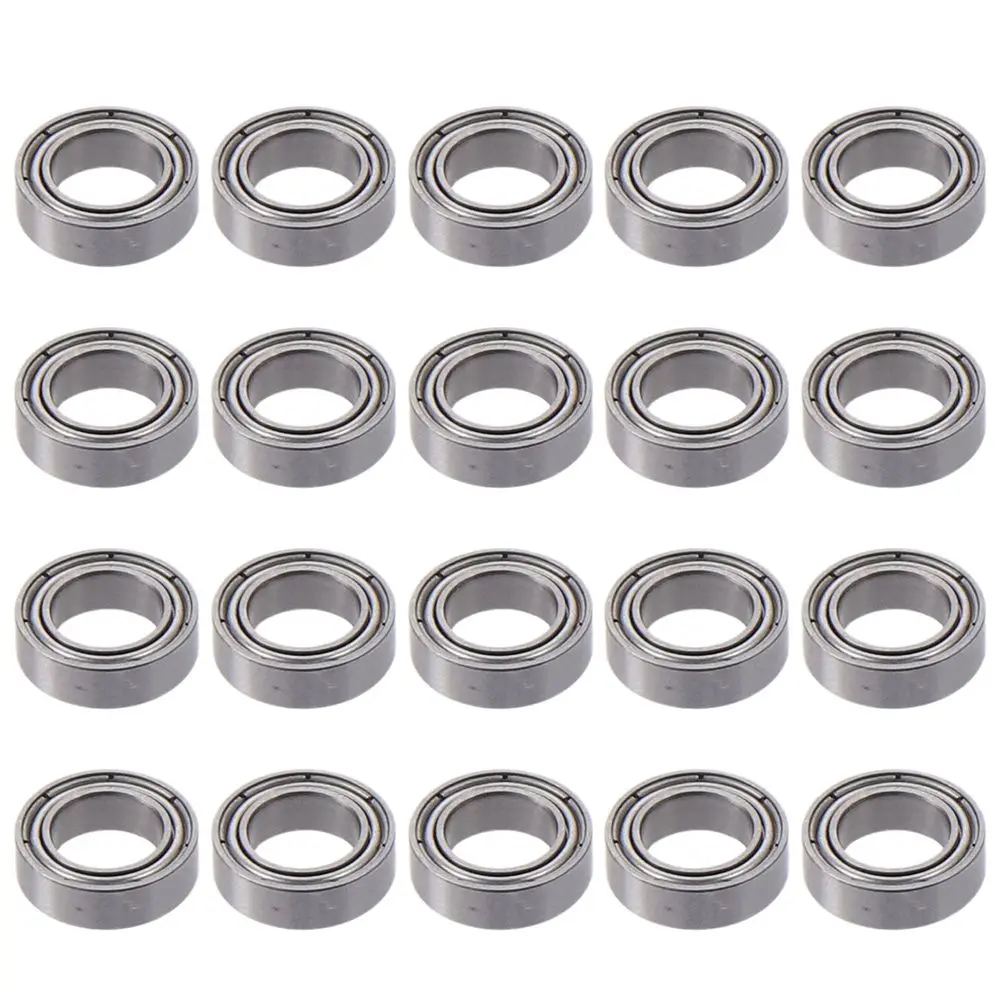 20pcs 6mmx10mmx3mm Deep Groove Ball Bearing Z2 Noise Level Chromium Steel Miniature Deep Groove Double Sealed Bearings