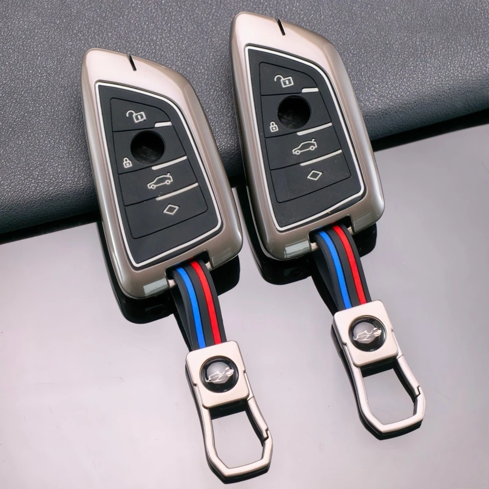 for BMW X1 X3 X4 X5 X6 Series 1 2 3 5 7 G20 G02 G05 G31 G23 F34 F15 F40 IX3 New Silicone Remote Car Key Cover Keychain Key Case