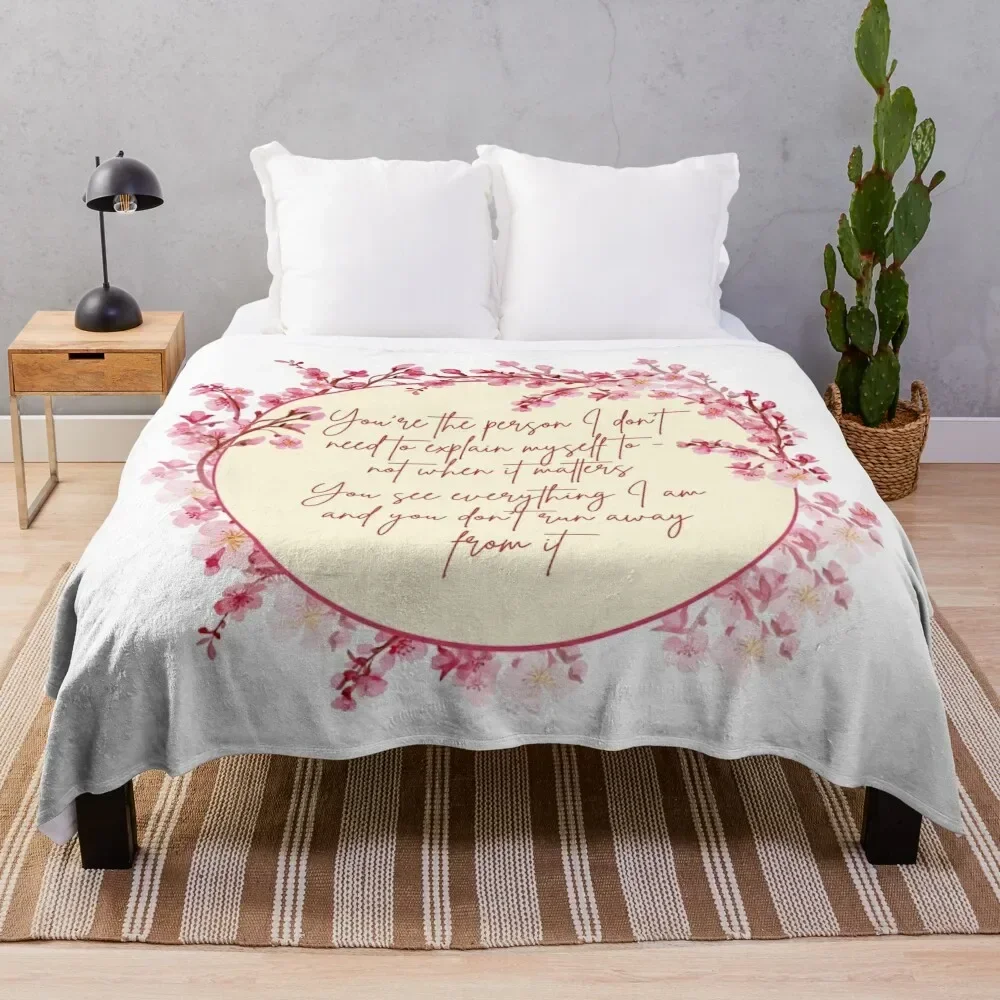 

Hoeab Quote Throw Blanket warm for winter Thermals For Travel Blankets