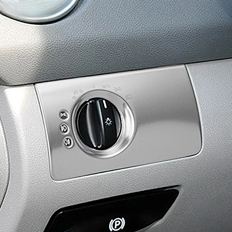 

For Mercedes Benz ML 2006 2007 GL 2008 Headlight Switch Cover Control Head Lamp Button Frame Decoration Trim Car Accessories LHD