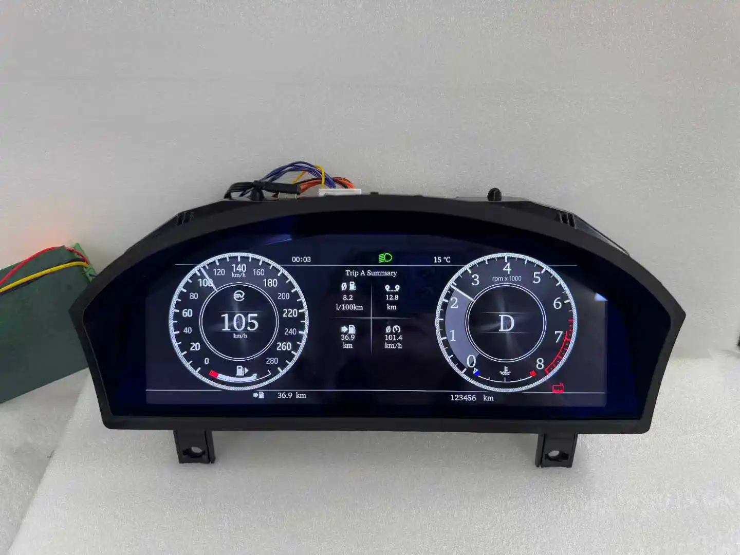 سيارة جديدة LCD لوحة القيادة الرقمية لوحة أداة افتراضية العنقودية LCD عداد السرعة لاند روفر سبورت/ديسكفري 3 2005-2009