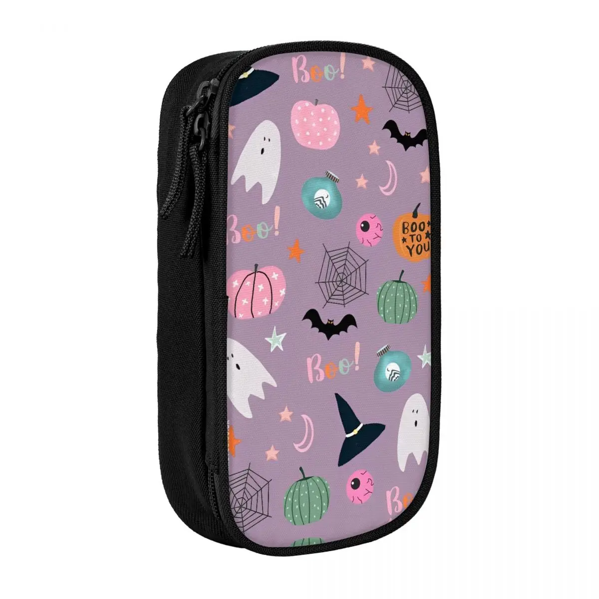 Halloween Pumpkins Ghosts (1) Pencil Case Boy Girl Vintage Pencil Pouch Design Back To School Pencil Cases Stationery Gift Idea