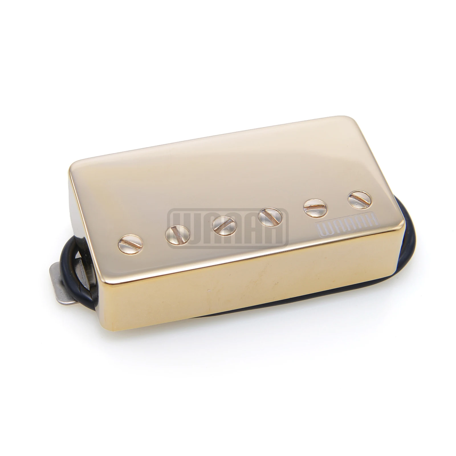 Wah-Pickups 1 Stück Alnico V Humbucker Pickups waaah SH2 und SH4 Nickel Gold Zebra Schwarz Creme Weiß Farbe WAAAH Logo WAA5PHBSH – Detail 5