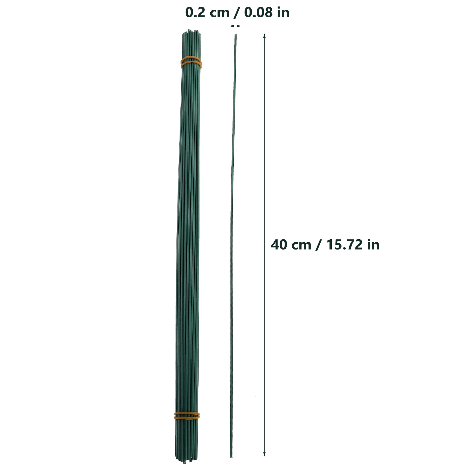 

Tape Flower Pole Set Floral Stem Wires Stems Bouquet Arrangement Supplies for Paper Branch