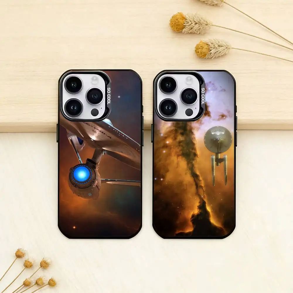 Capa de Celular T-Tokyo M-Mew M-Mew Prata Colorida para iPhone 17 16 15 14 13 12 11 Pro Max Plus