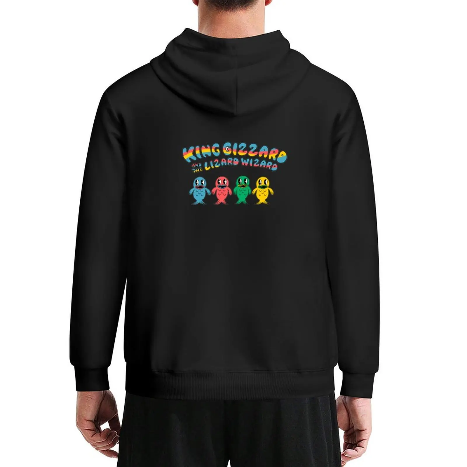 

King Gizzard And The Wizard Lizard fishies Hoodie korean clothes fashion men men's winter sweater tracksuit