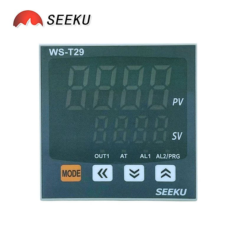 SEEKU PID Temp Controller Multi Sensor Inputs 96X96mm RS485 Modbus Relay SSR 0-10V 4-20mA Output  AC DC24V AC220V