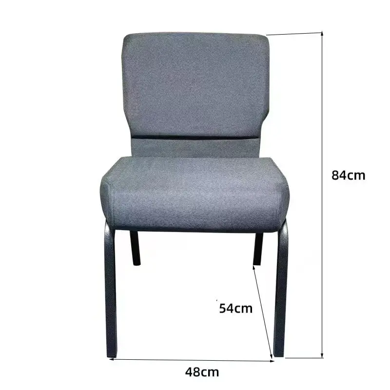 

Cheap Stackable Upholstered Metal Interlocking Theater Chairs for Auditorium Furniture Padded Church Chair
