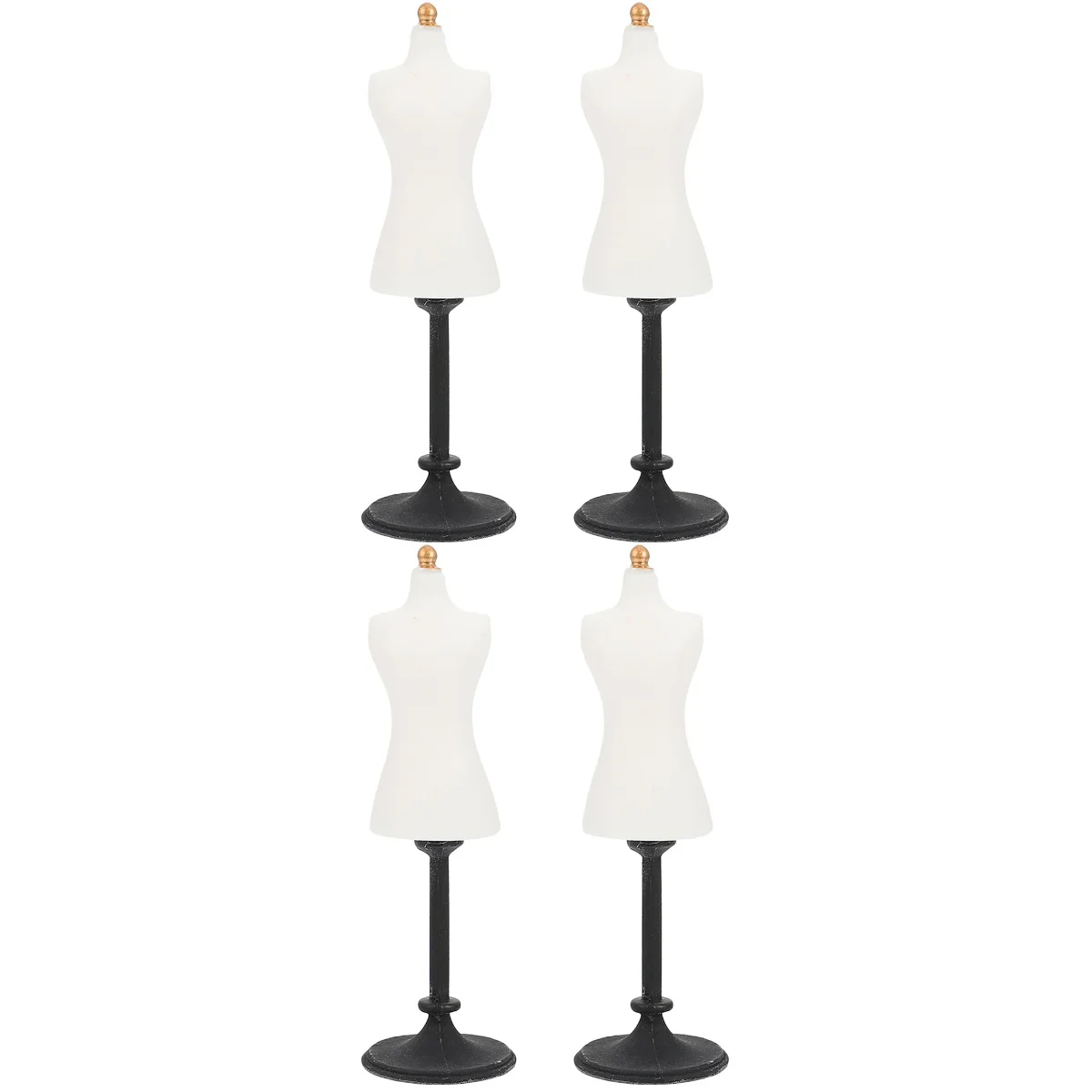 

4 pcs Mini Mannequin Dress Mannequin Clothes Display Support Holders clothes rack baby mannequin