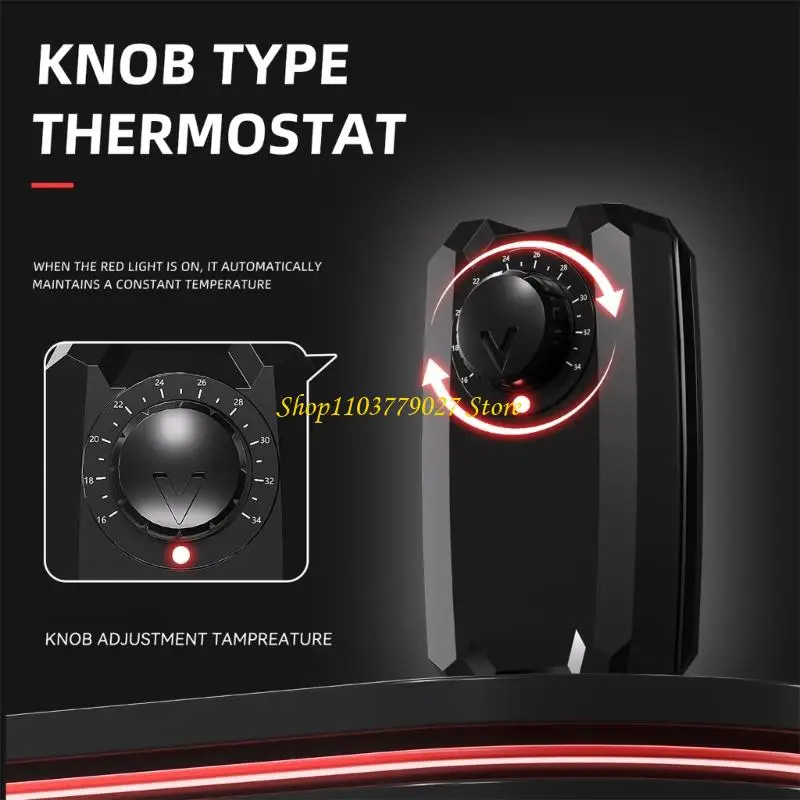 

C4DF Aquarium Heater Automatic Thermostat Heater Rod Suitable for Marine and Freshwater