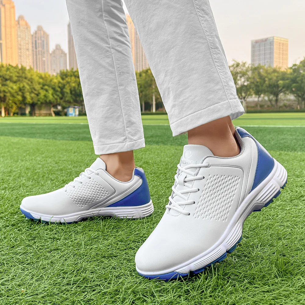 Új Golf cipők férfiak Golf Surranó kültéri edzőterem cipők golfers anit Csúszkál Séta footwears 39-49 Vmint méret