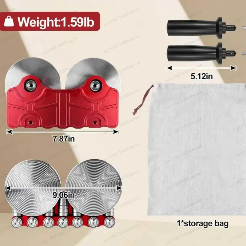 FS2DL Thin Gold Bending 2 Station Disc 90-180 ° Bending Speed Installation Hand Bending Tools Metal Roof Tools
