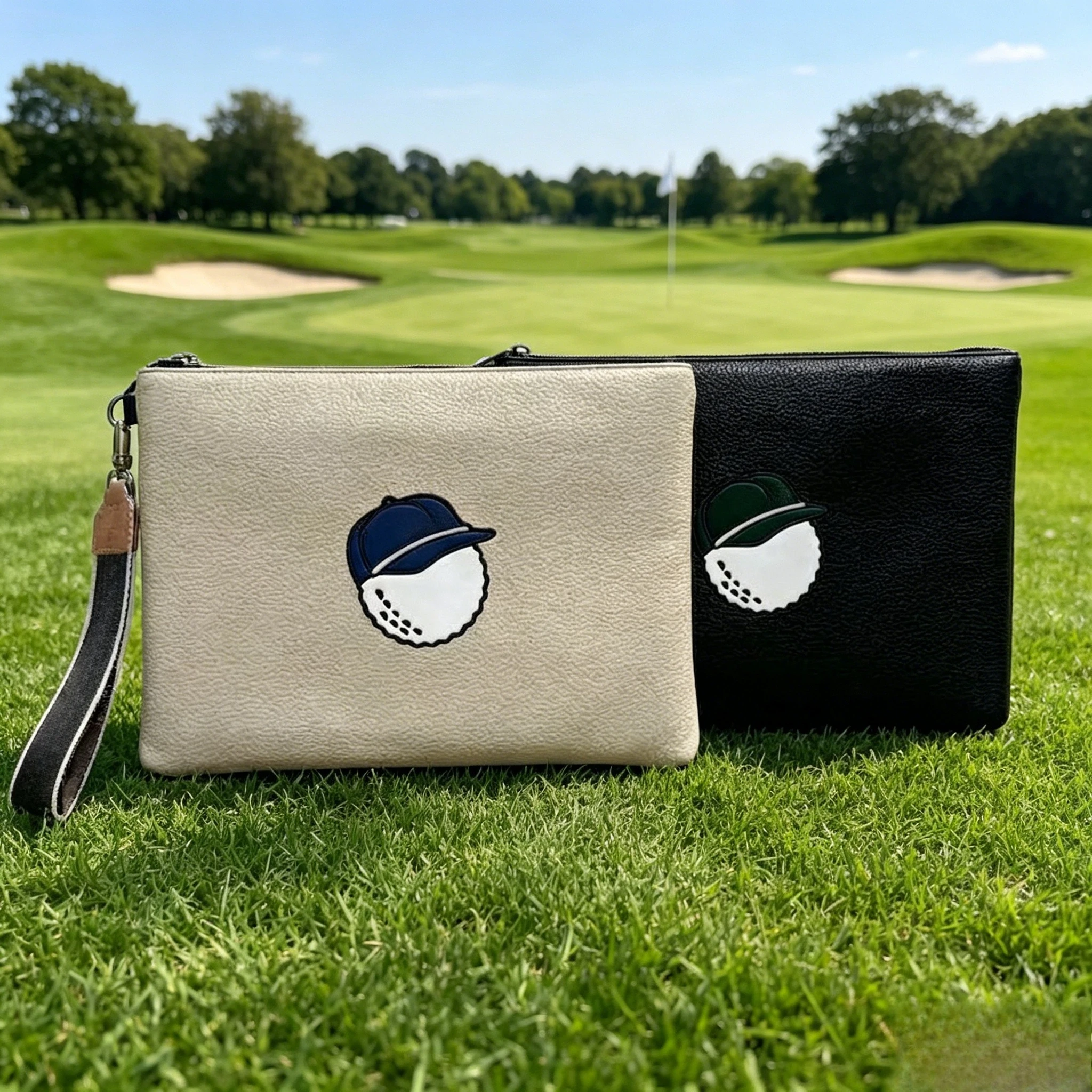 

2026 Korean Golf Clutch Bag for Men Women Lightweight Golf Pouch Waterproof Handbag Multifunctional Sports Organizer Tote