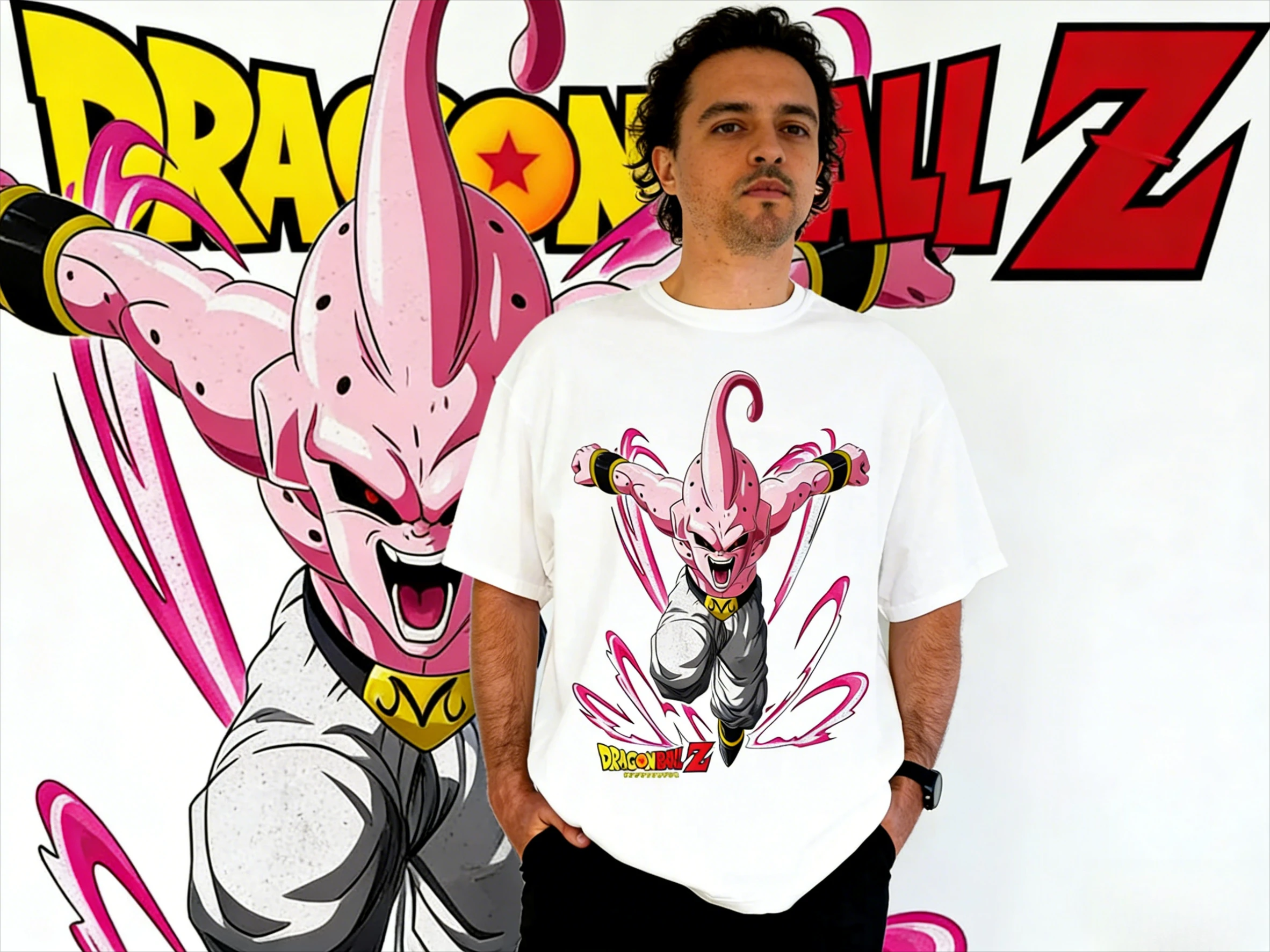 

Летняя хлопковая футболка в стиле ретро Dragon Ball 2026, оверсайз, унисекс, для детей и взрослых, с графическим принтом Kid Buu, уличная одежда Y2K