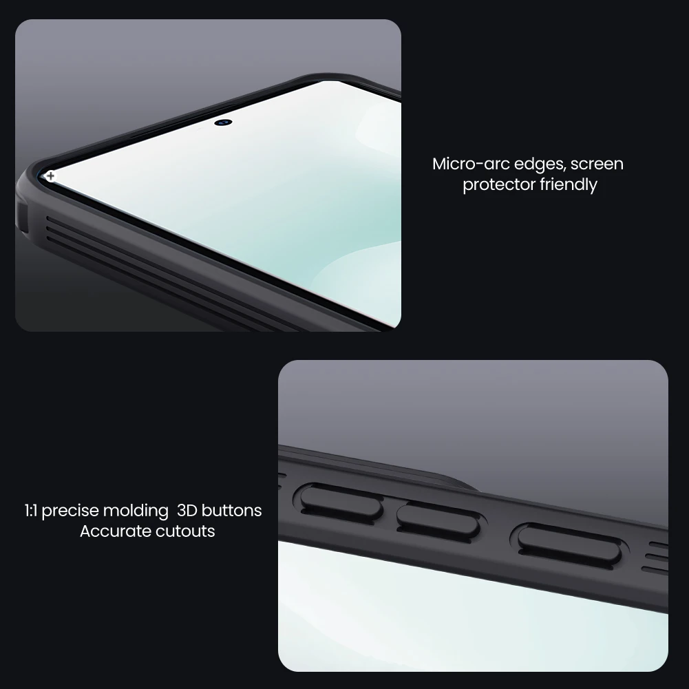 Nillkin for Xiaomi Poco F7 5G CamShield TPU Case with Magnetic Anti-Slip Shockproof Shell Sliding Lens Window Protective Cover