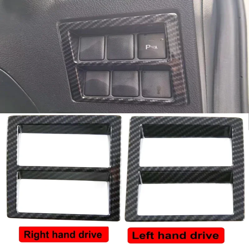 for Toyota Hilux Hilux REVO 2024 2025 Front Driver Control Cover Headlamps Adjustment Hold P Switch Cover Interior Accessories