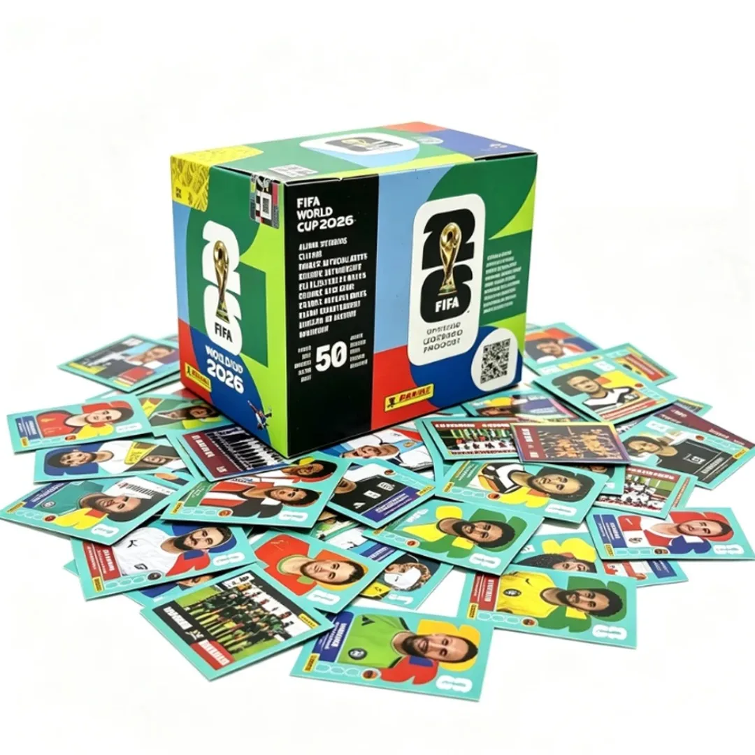 Hot Genuine 2026 FIFA World Cup Official Soccer Stickers Card Original Box Limited Sticker Album Collect Football Tcg Toy