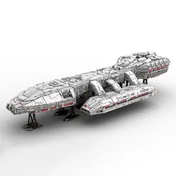 High Difficulty 23700pcs+ MOC Battlestar Galactica DIY Weapon Spaceship Building Blocks Assembling Model Toys Bricks Adult Gift