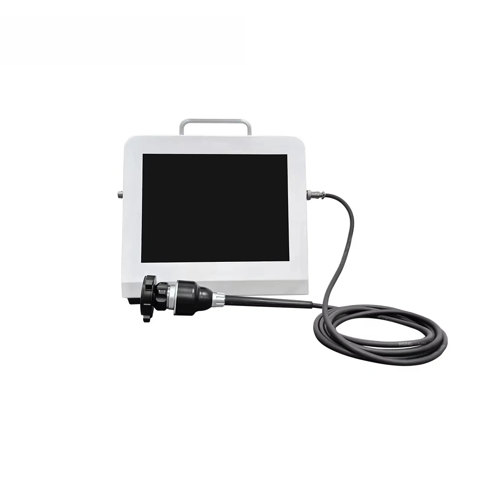 SKS-VS20 compact all-in-one veterinary endoscope with 10-inch display for portable animal medical examination and diagnostics