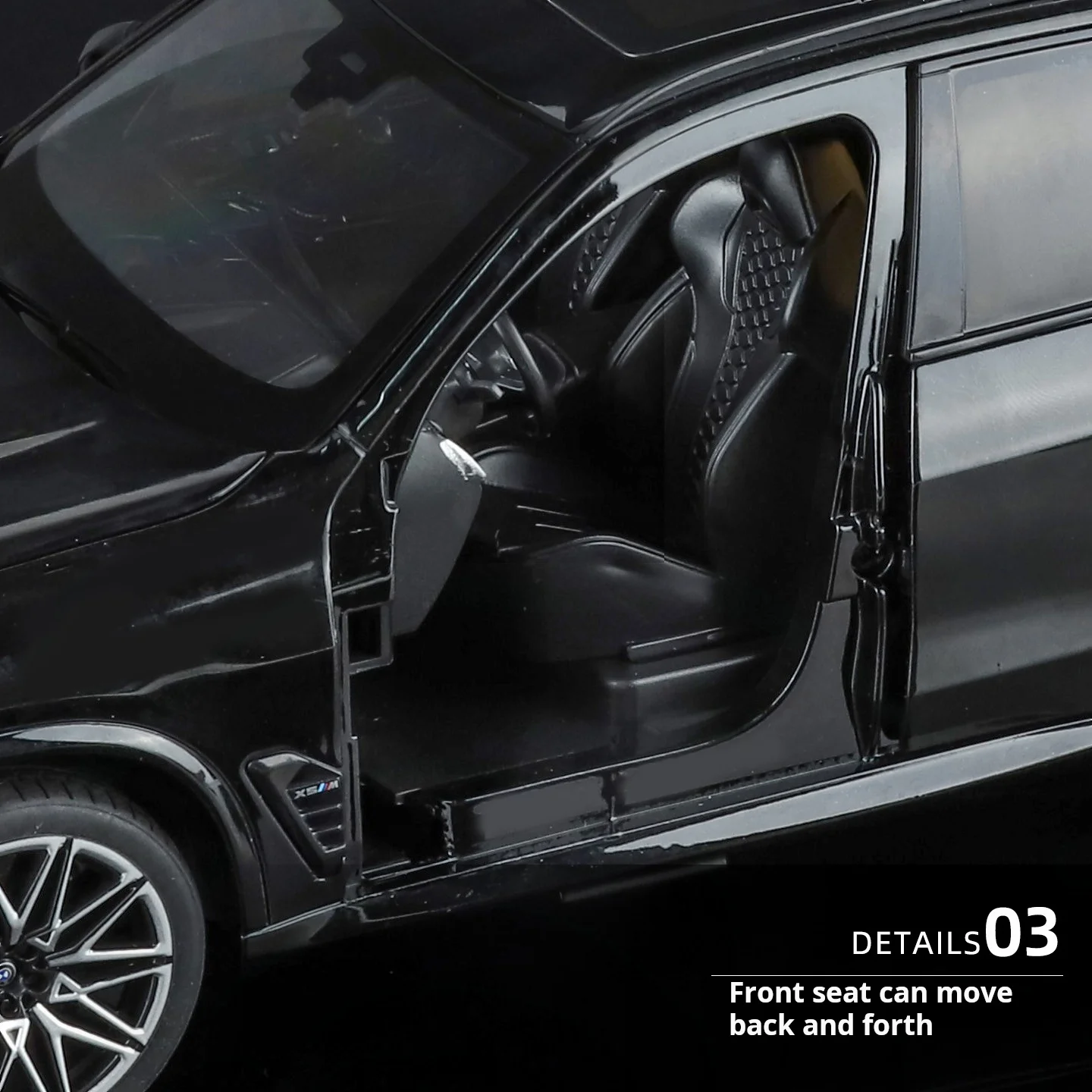 Official authorized 1:18 BMW X5M oversized SUV off-road vehicle Premium Model Toy car  Pull back toy car boys Gift collectibles