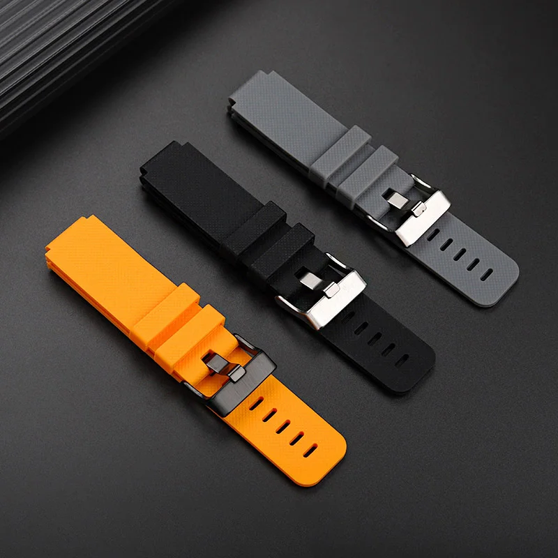 18mm silicone watch strap  for Casio electronic watch AE-1200 1300 W-216 A158 F91W raised silicone watchband for men wristband