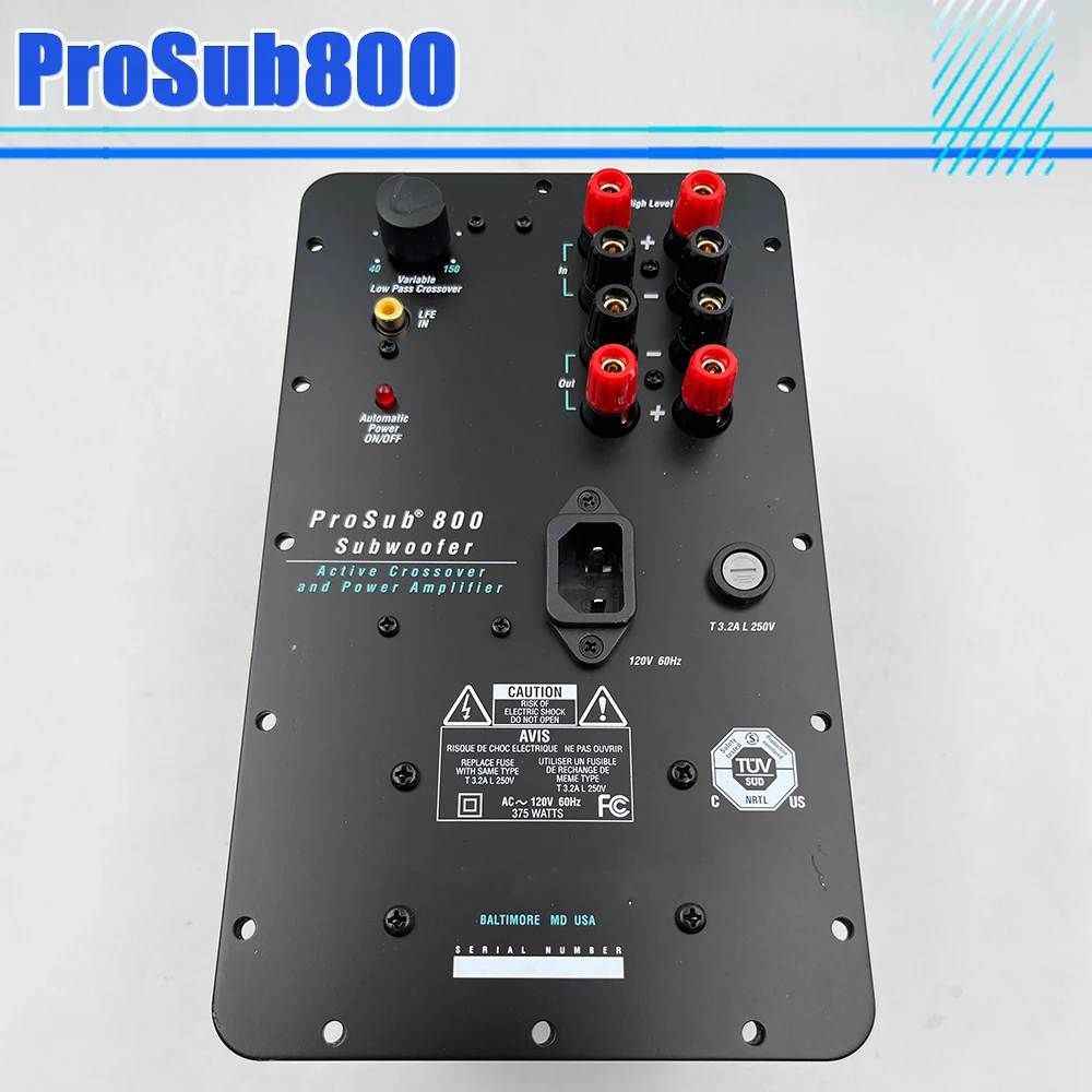 Prosub 800 Household Subwoofer INPUT 120V For Definitive Technology Prosub800