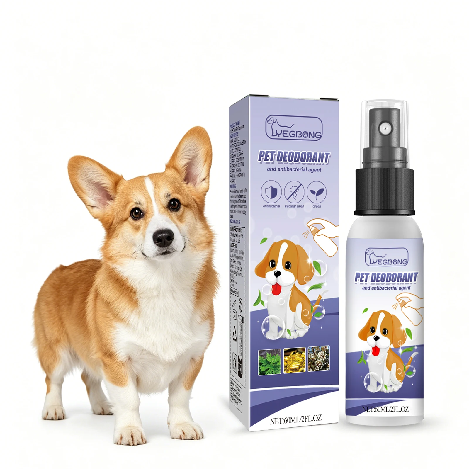 Scent Eliminator Spray - Pet Deodorant Spray Bacteria Inhibiting Cat