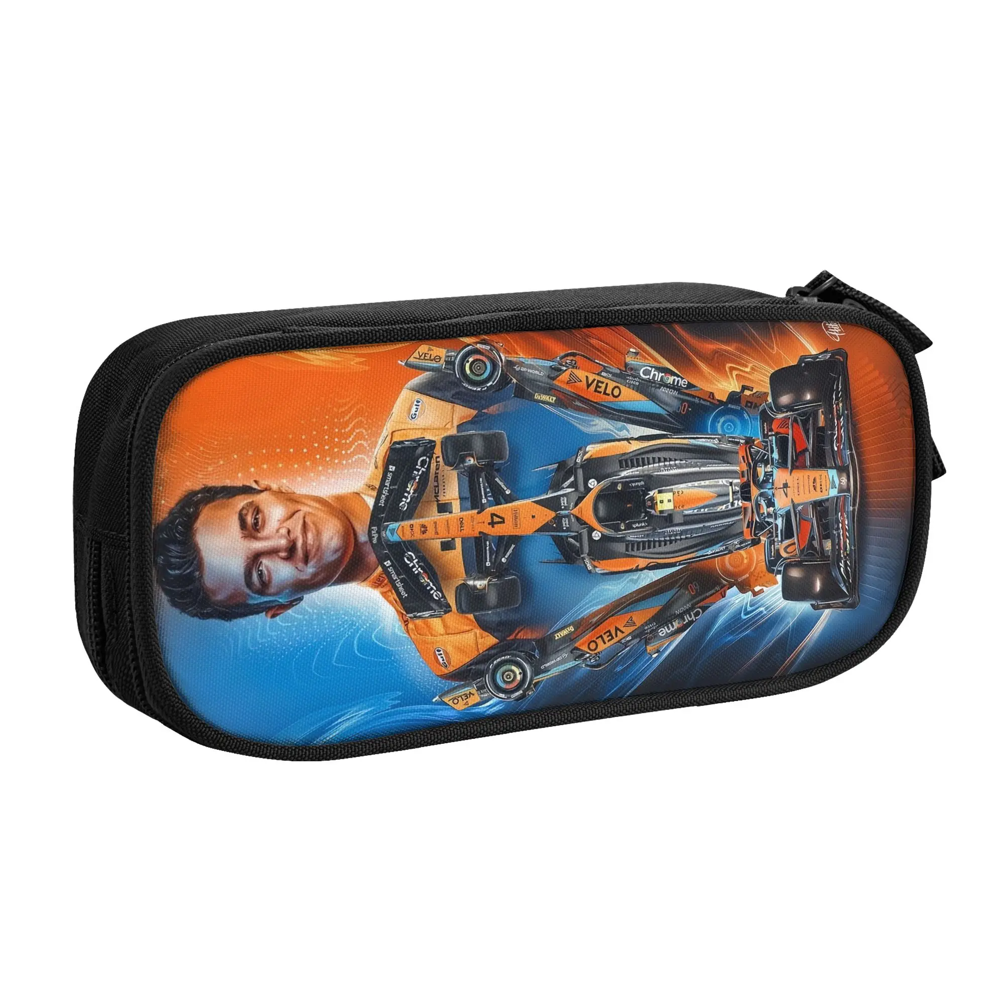 British L-Landos N-Norriss Racing Driver  Korean Pencil Cases Boys Girls Big Capacity  Pencil Bag Pouch Students Stationery