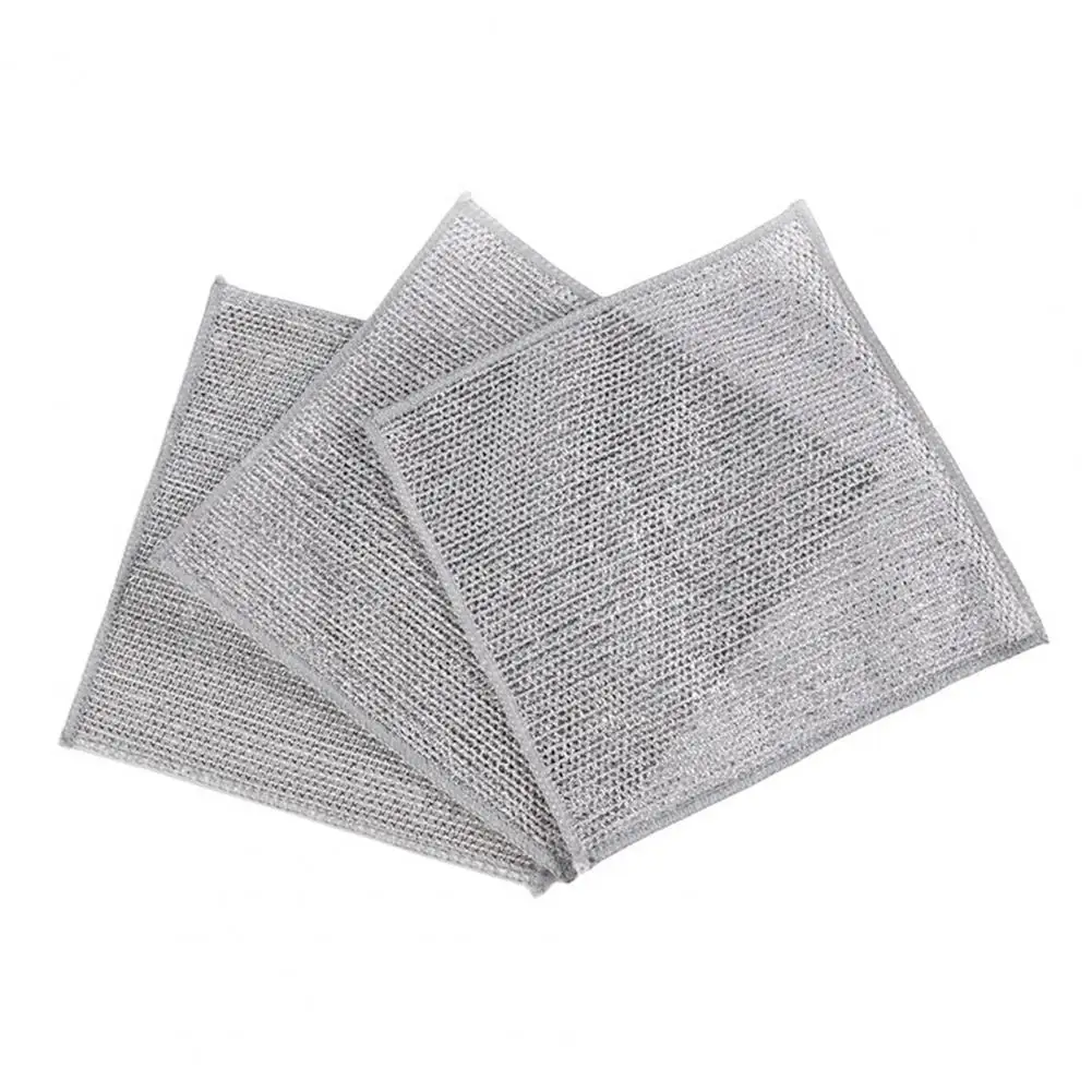 Multi-purpose Cloth Set of 15 Non-scratch Wire Dishcloths Reusable Machine Washable Rags for Easy Kitchen Dishwashing Cloths