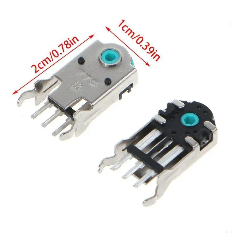 E1PF 2 PCS Оригинальный TTC Mouse Высокий точный 13 -миллиметровый зеленый ядро