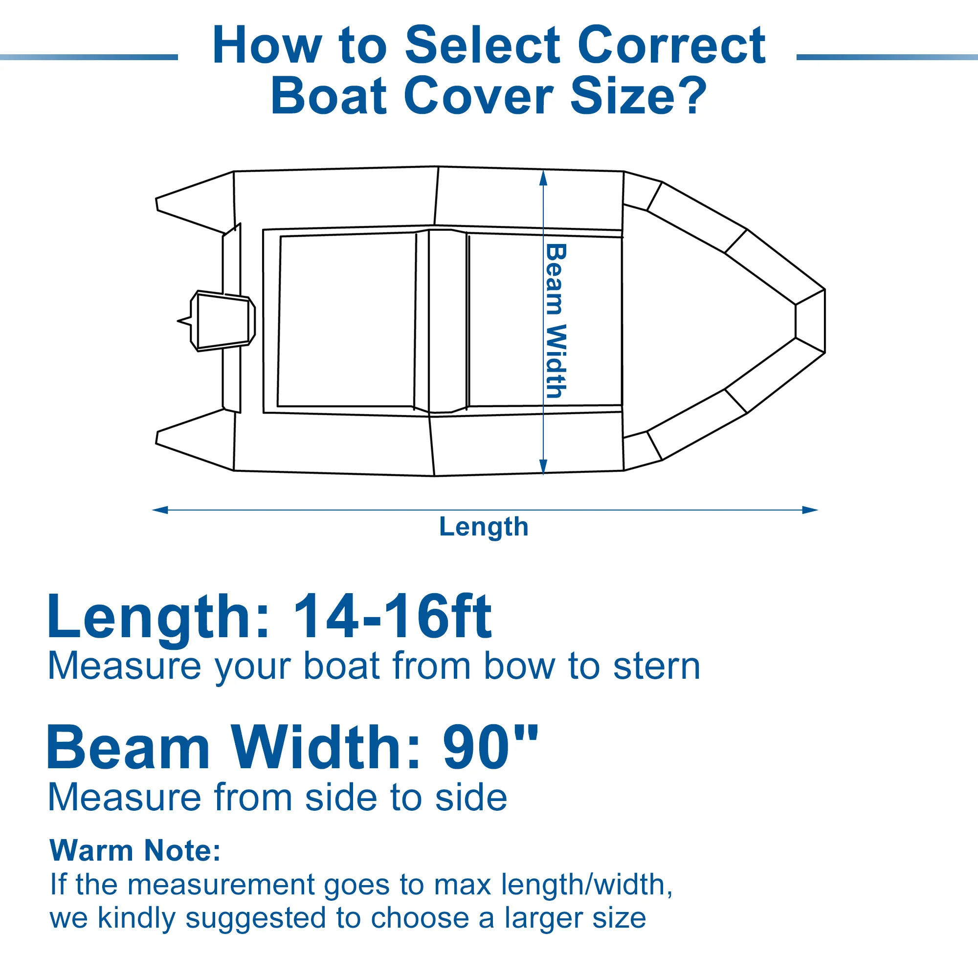 Motoforti 14-24ft Trailerable Boot Cover 600D PU Gevoerd Bass voor Bayliner Tri-Hull Vissen Runabout Boot Beam Breedte tot 102"