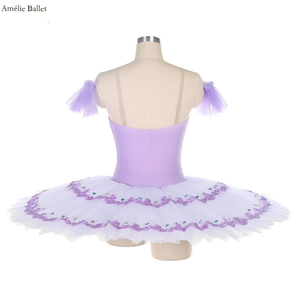 BLL409 GDC Lilla Tutu di danza classica pre-professionale Danza solista Pancake Tutù Abiti da ballerina Abbigliamento da ballo per ragazze e donne