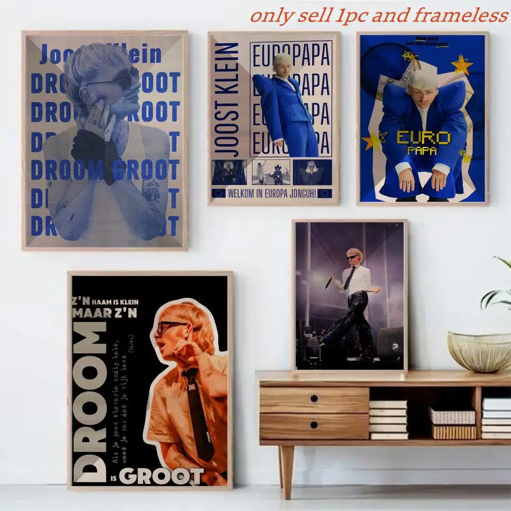 J-Joost K-Klein Singer Painting Calligraphy Canvas Mural For Interior Walls Crease-Free Beautiful For Living Room Bedroom